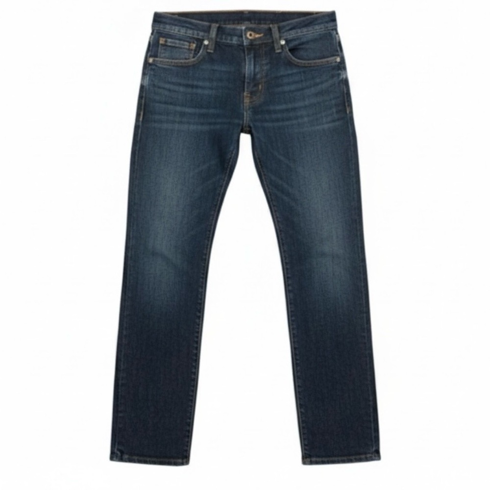 Signature Levi Strauss Straight Fit Jeans - Dark Blue - Boy’s Size 16